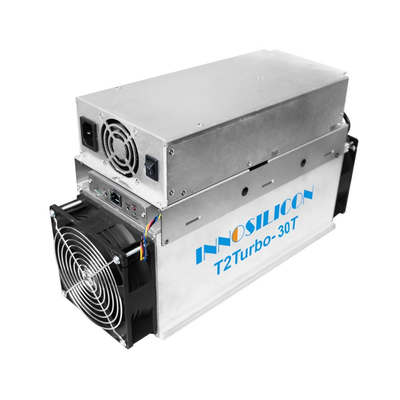 Χρησιμοποιημένο Innosilicon T2T 30T 2200W 720MH/S 422mm*142mm*213mm 9.5kg