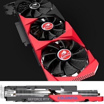 κάρτα γραφικών ζωηρόχρωμο GeForce RTX 3090 24GB εγκαταστάσεων γεώτρησης μεταλλείας 1695MHz ETH
