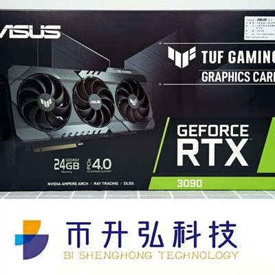 Μαύρη κάρτα γραφικών ASUS TUF GeForce RTX 3090 εγκαταστάσεων γεώτρησης μεταλλείας 24GB ETH