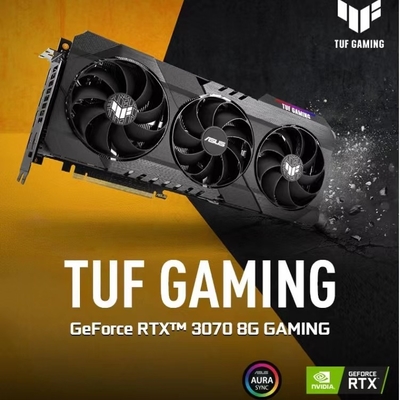 14000MHz ASUS Geforce RTX 3070 διακοσοπενηνταεξάμπιτο GDDR6 Ethereum μηχάνημα εικονικής πραγματικότητας TUF 8GB