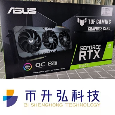 ο Μαύρος 290W ASUS TUF GeForce RTX 3060TI OC 8GB 8pin 1665-1695MHz