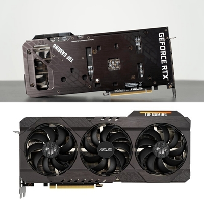 ο Μαύρος 290W ASUS TUF GeForce RTX 3060TI OC 8GB 8pin 1665-1695MHz