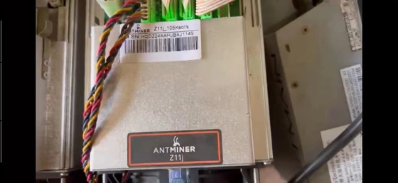 ανθρακωρύχος 228×134×279mm 105ksol/S Bitmain Antminer Z11j 1418W ZEC